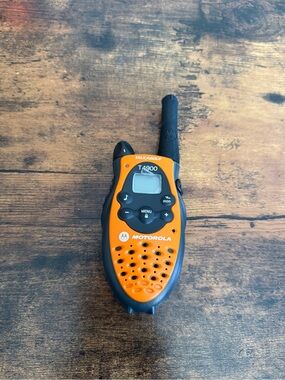Motorola Orange & Black Talkabout T4900 Two-Way Radio